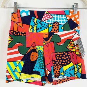 Brazilian Shorts Womens Workout Running Colorful Medium